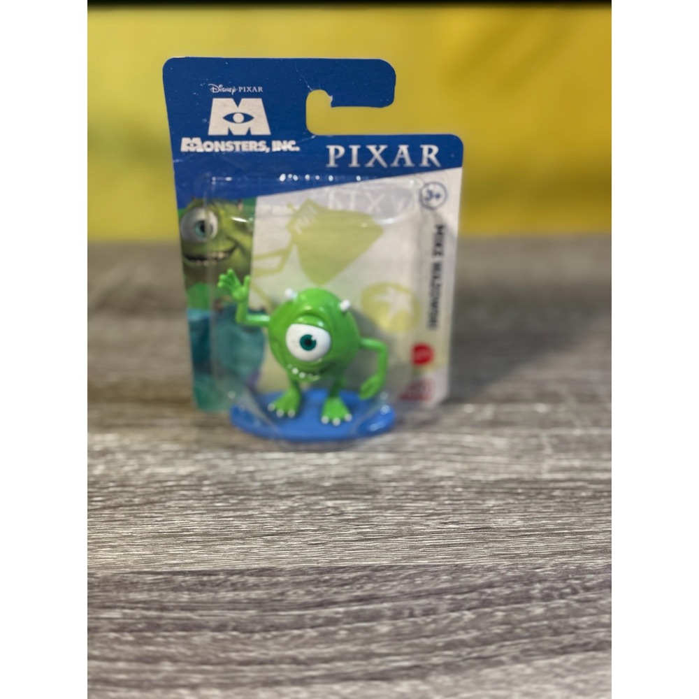 Disney Pixar Monsters Inc Mike Wazowski Mattel Micro Collection Mini Figure NEW